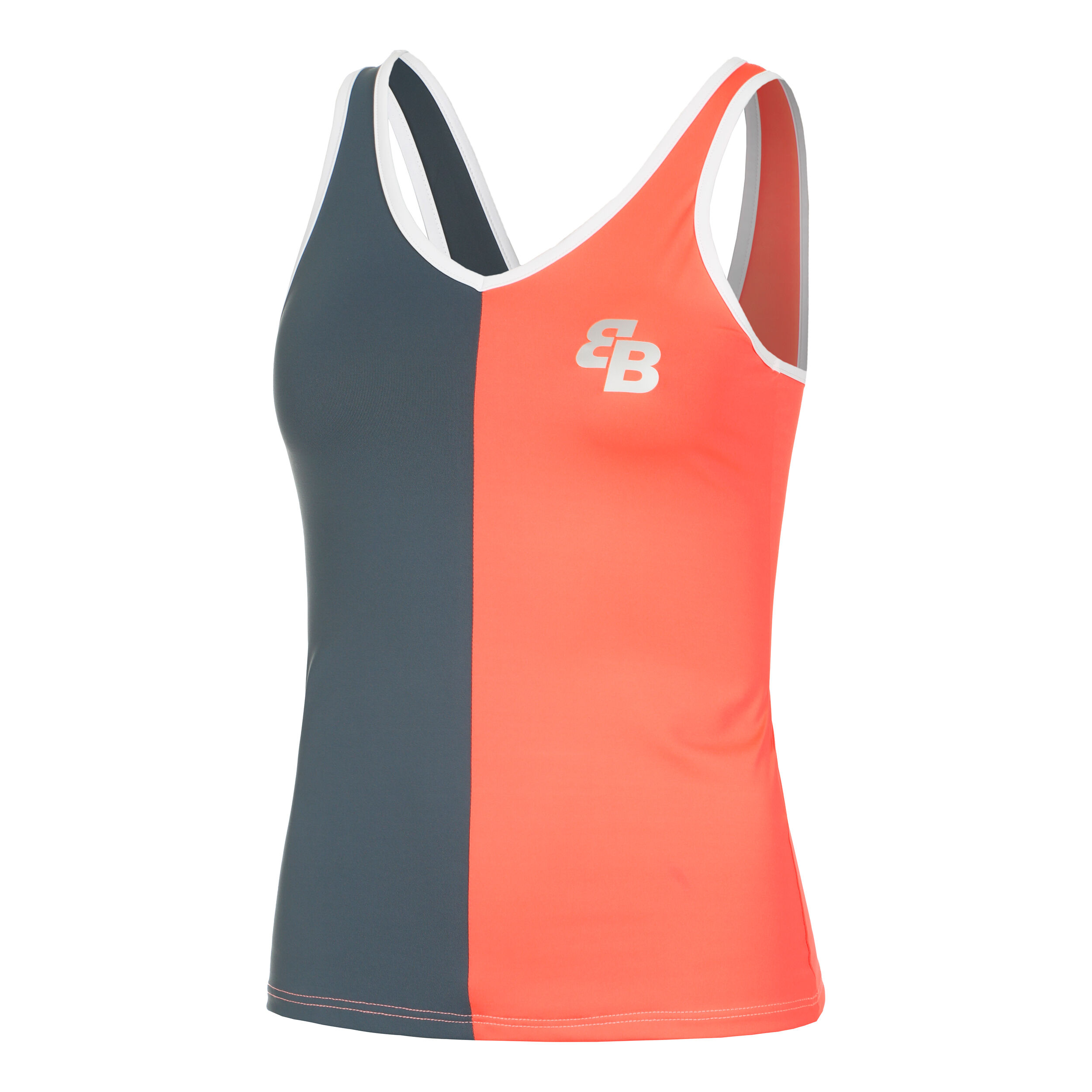 BB by Belen Berbel Carlin Débardeur Tank Top Femmes - Corail , Bleu Gris
