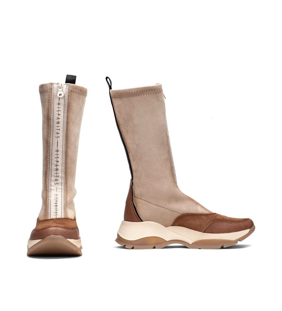 Botas Hispanitas de couro marrom Andes