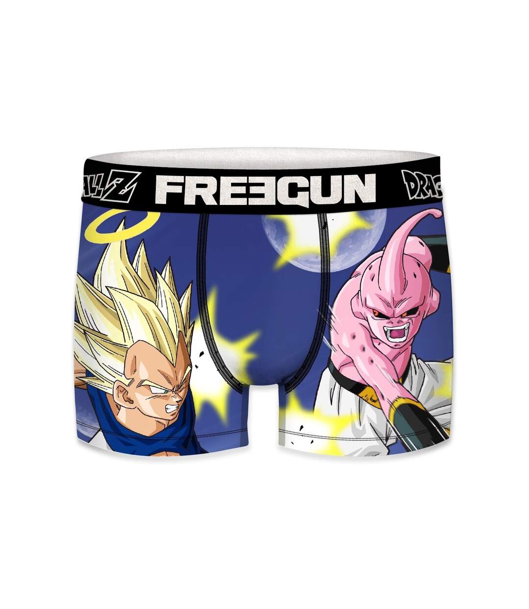 Boxer Homme DRAGON BALL Z, Caleçon Homme Sangoku, Vegeta, Original et Doux (Lot de 4)