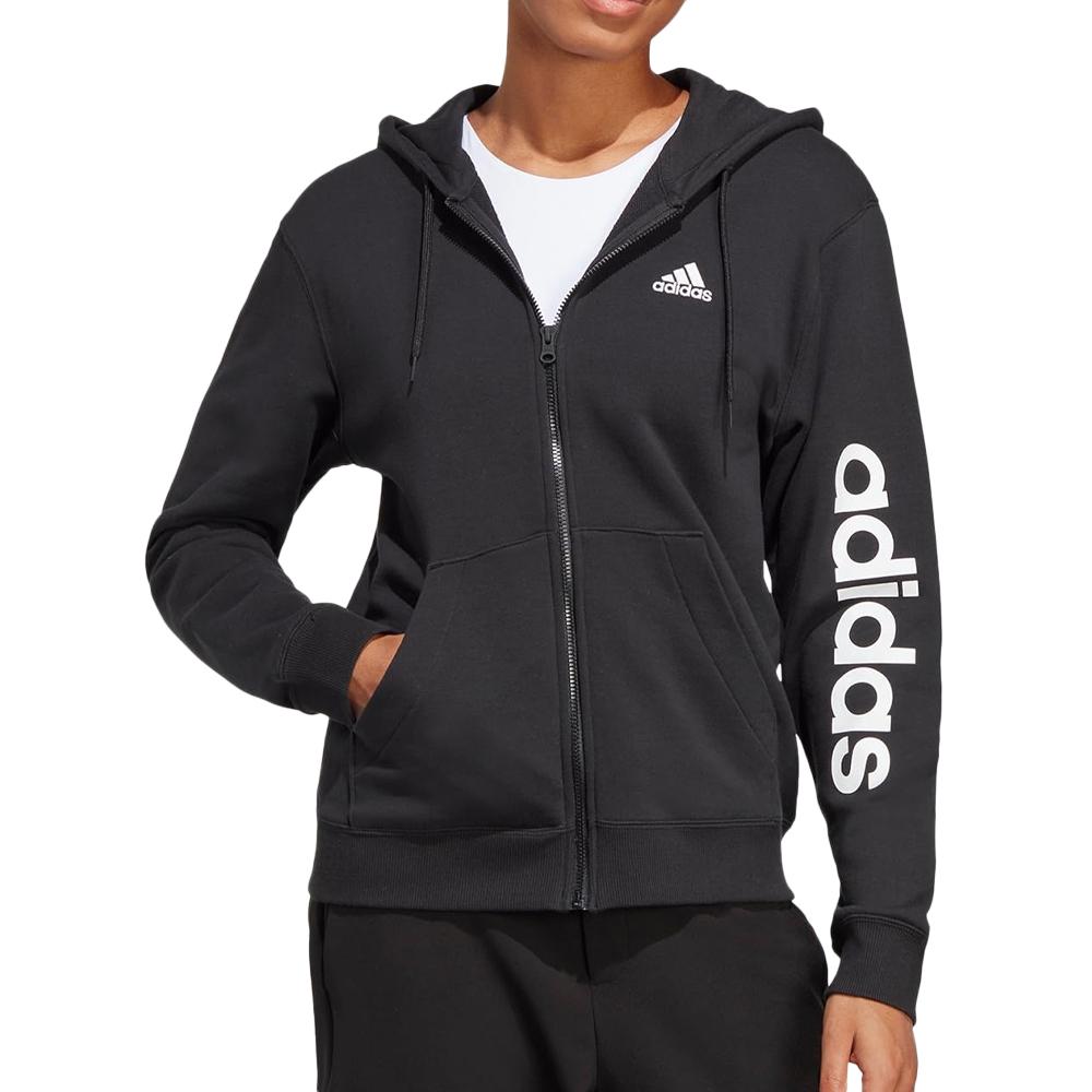 Adidas Sweat Zippé Noir Femme Adidas IC6863