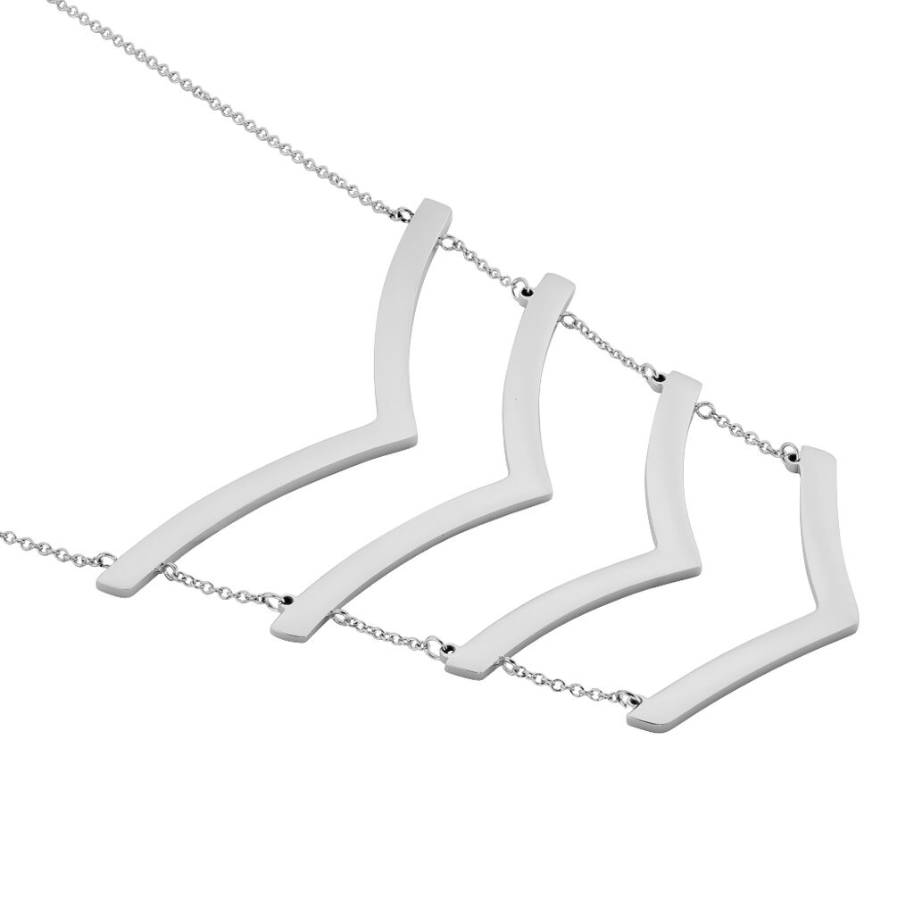Collier Abid Acier Blanc