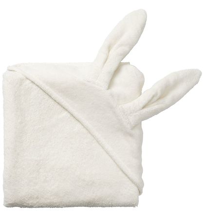 Elodie Details Kapuzentuch - 80x80 cm - Vanilla White Bunny