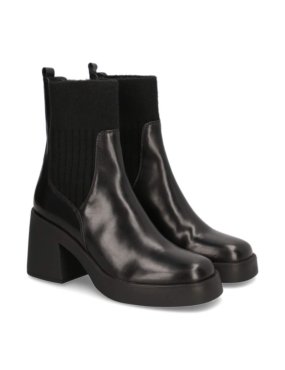 Glattleder Stiefelette