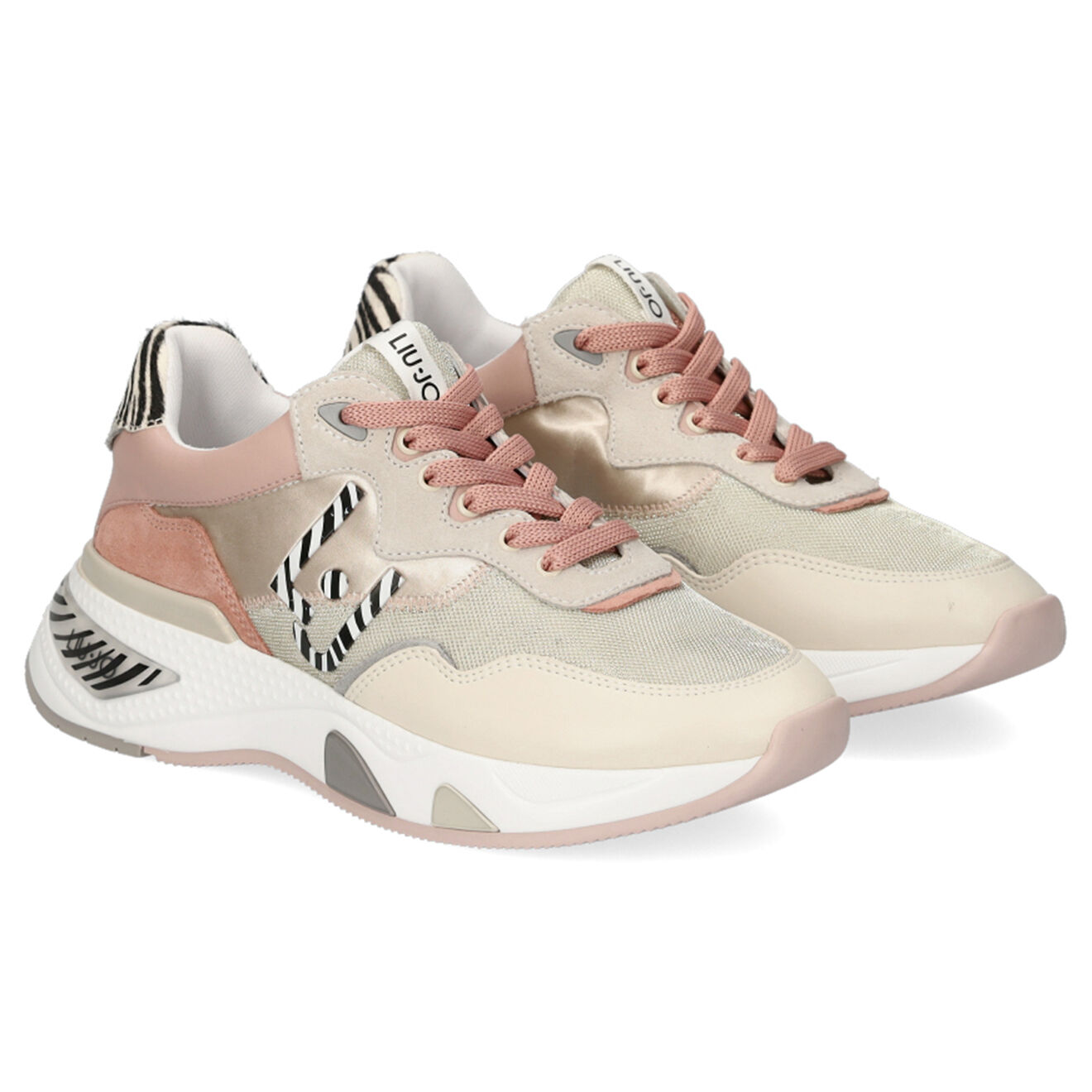 Liu-Jo Sneakers en Cuir Hoa crème