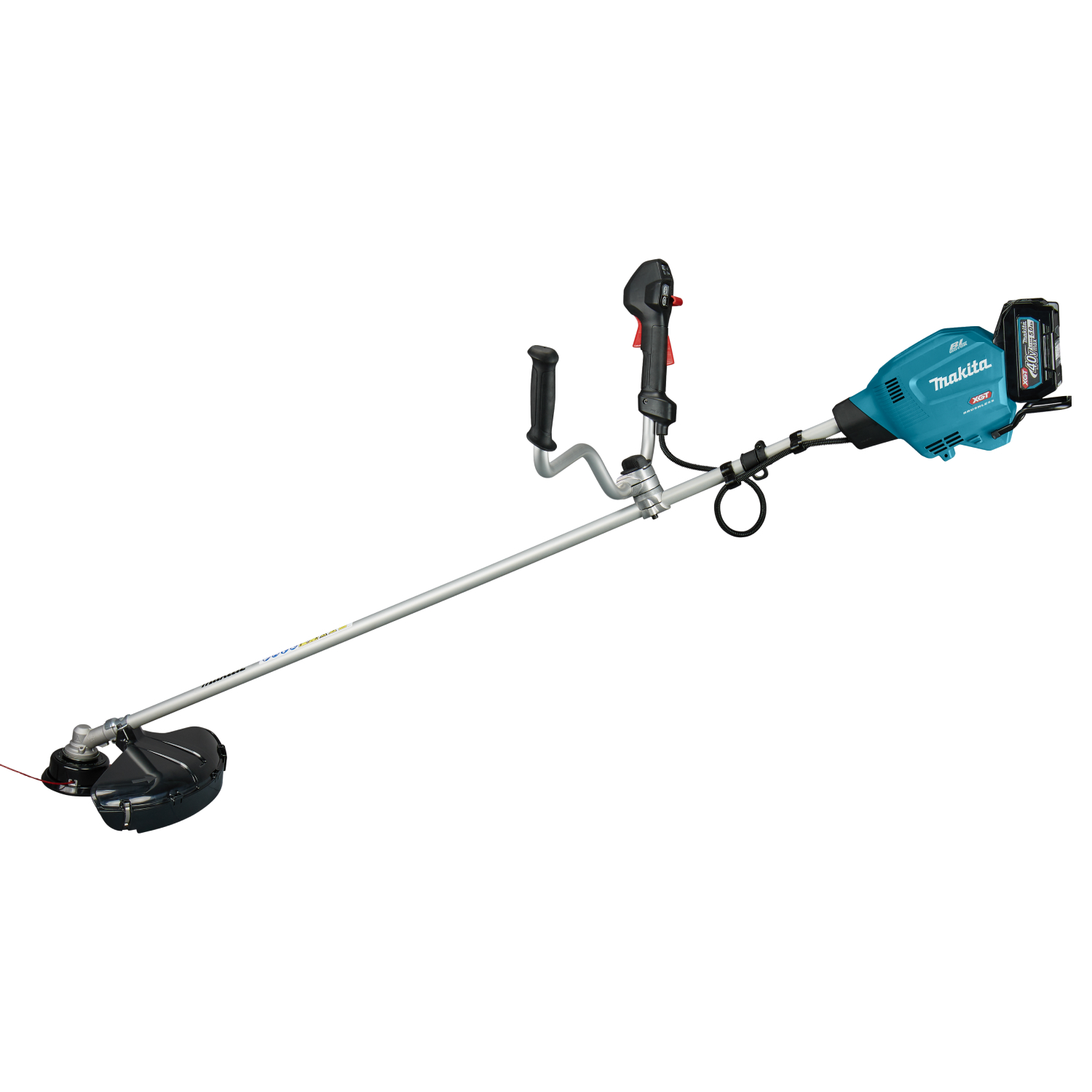 Makita UR013GT204 XGT 40 V Max Li-ion accu Bosmaaier set (2x 5,0Ah accu) - 450mmU-greep -