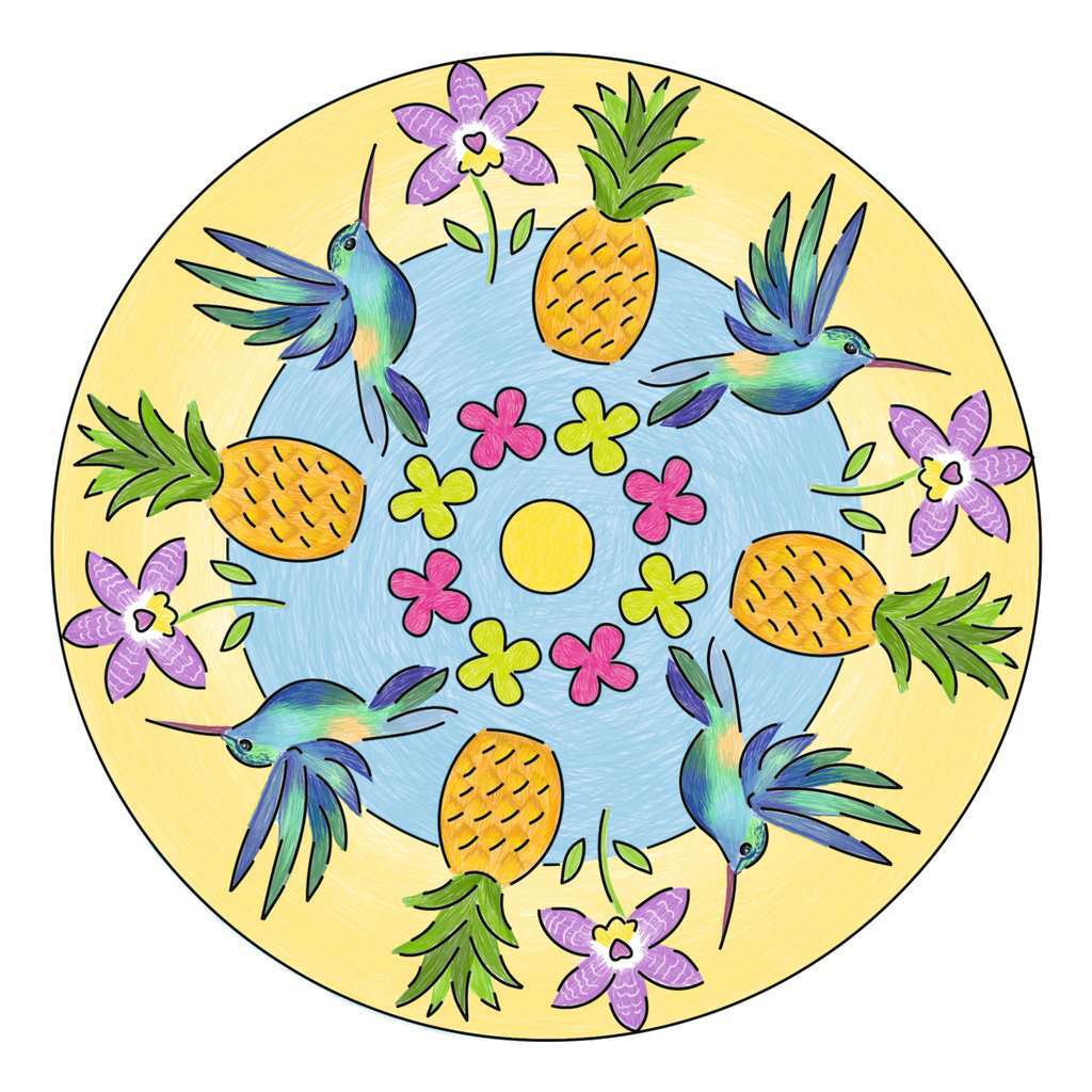 Ravensburger Spiel Mandala Designer Flamingo & Friends