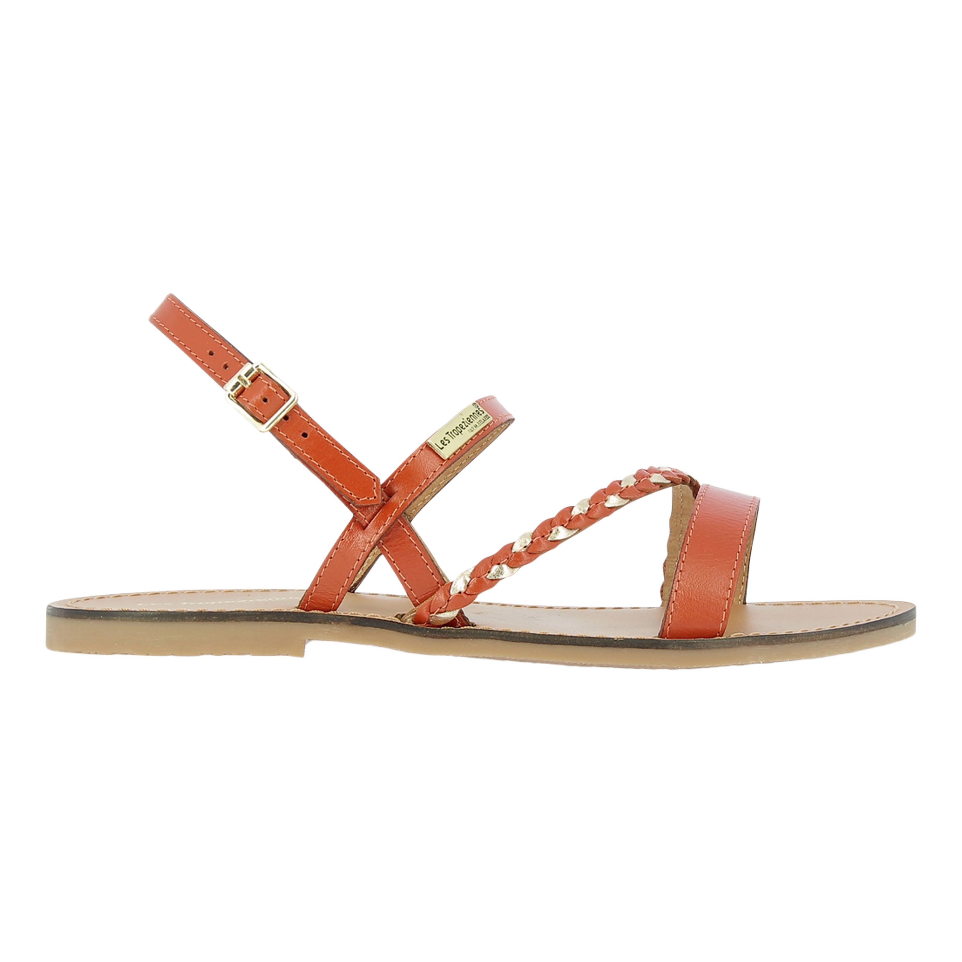 Sandales cuirpar m.belarbi batresse | Rouge