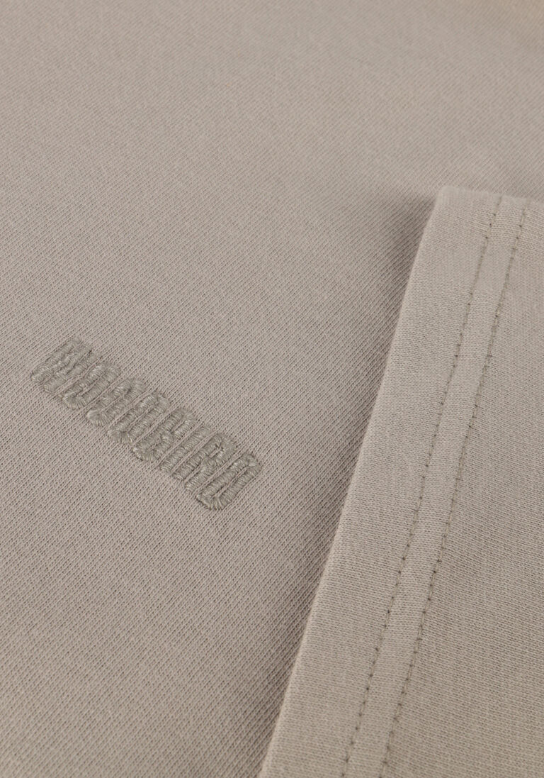 WOODBIRD taupe woodbird t-shirt wbbaine base tee
