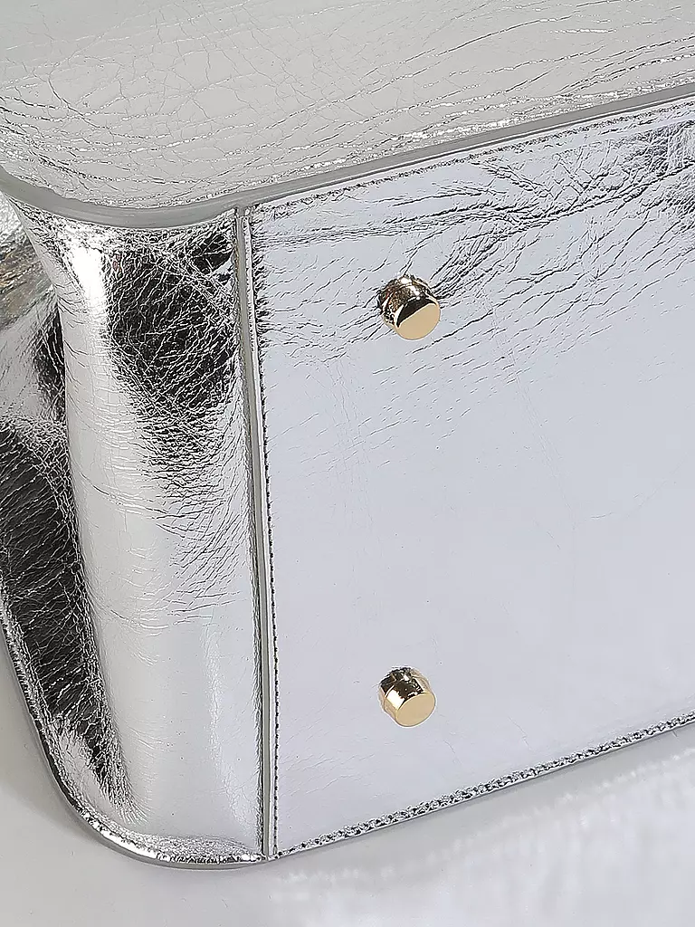JULIA SKERGETH Ledertasche - Shopper Large silber