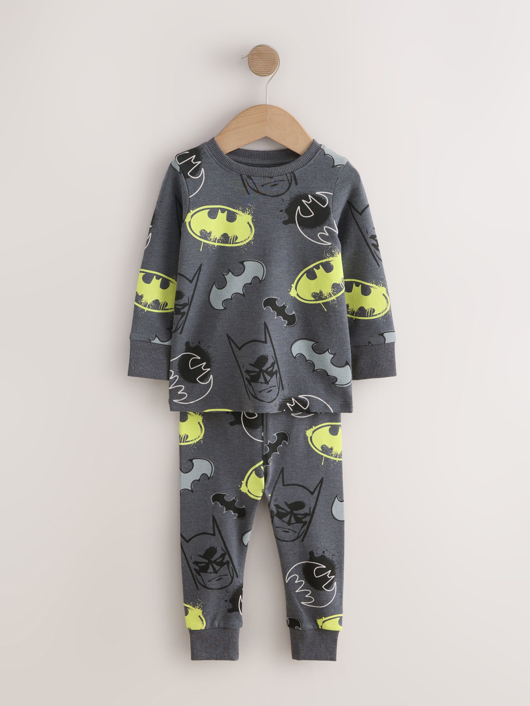 Zwart met Batman - Gelicentieerde knusse pyjama's 2 pack (9mnd -10jr)