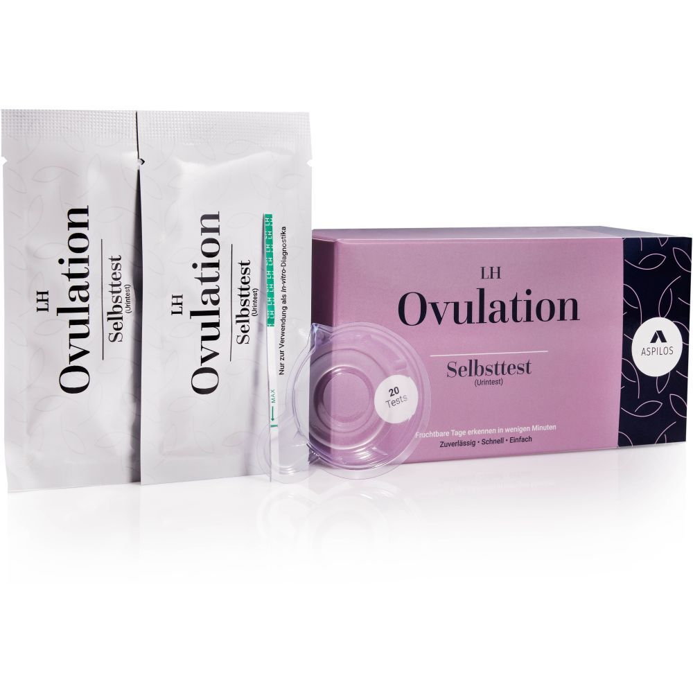 ASPILOS Ovulation / Fruchtbarkeitstest - Selbsttest (20 Stück)