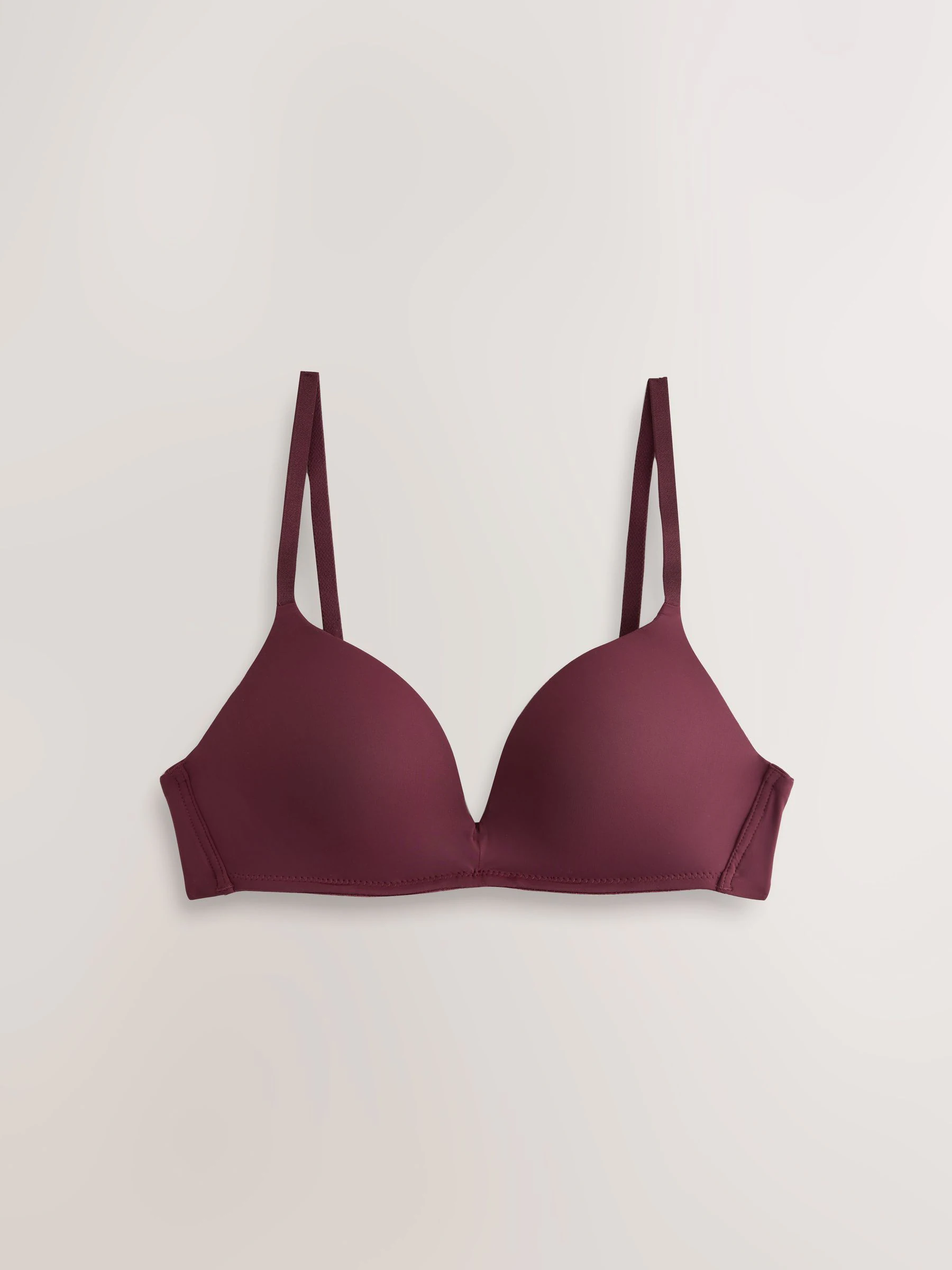 Plum/Paars marineblauw - Voorgevormde, gevoerde beha's zonder beugel, set van 2 A-E