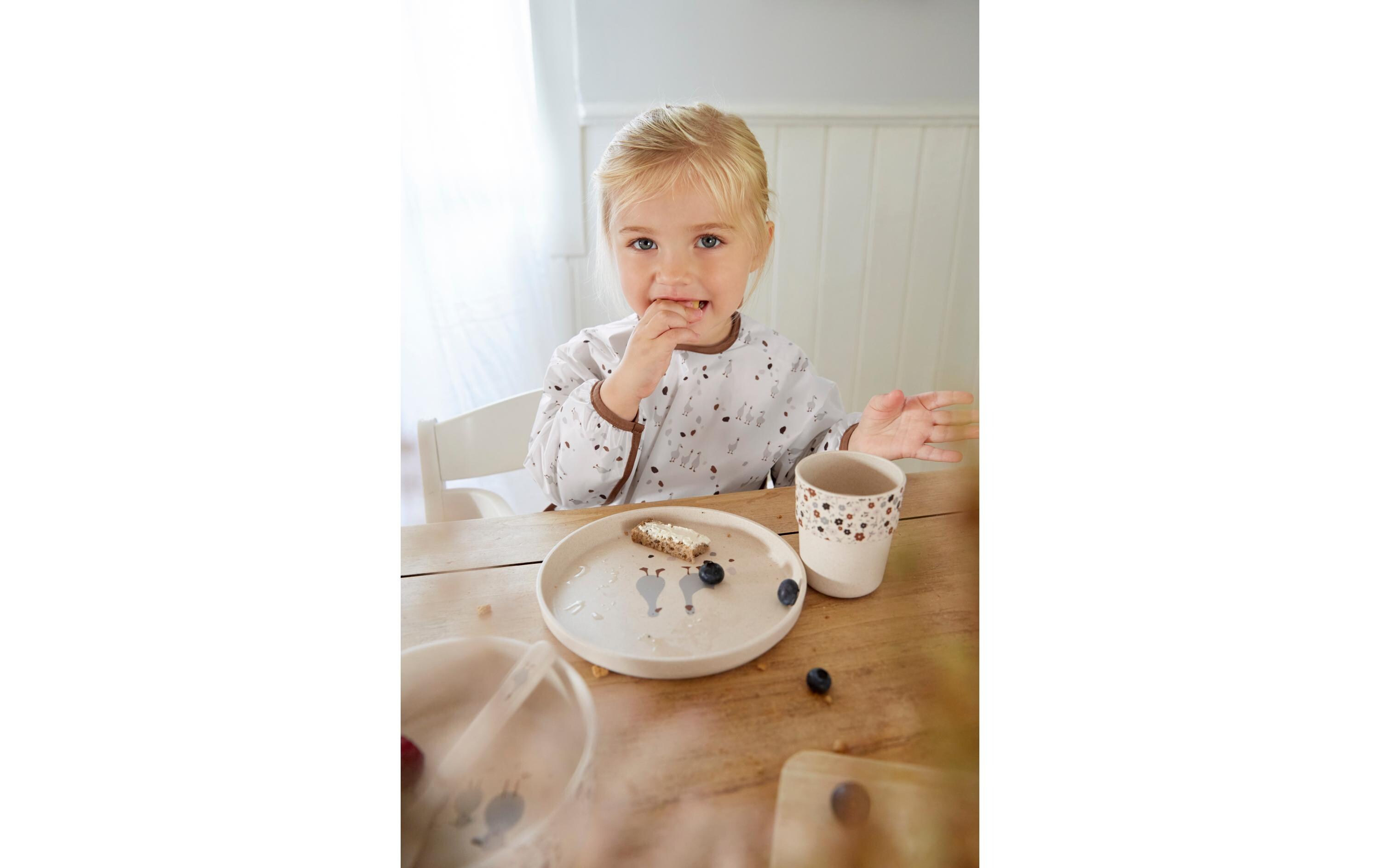 Kindergeschirrset Tiny Farmer Sheep/Goose Nature4-teiliges Set
