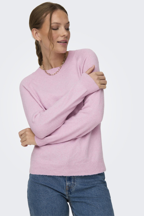 Only roze dames trui