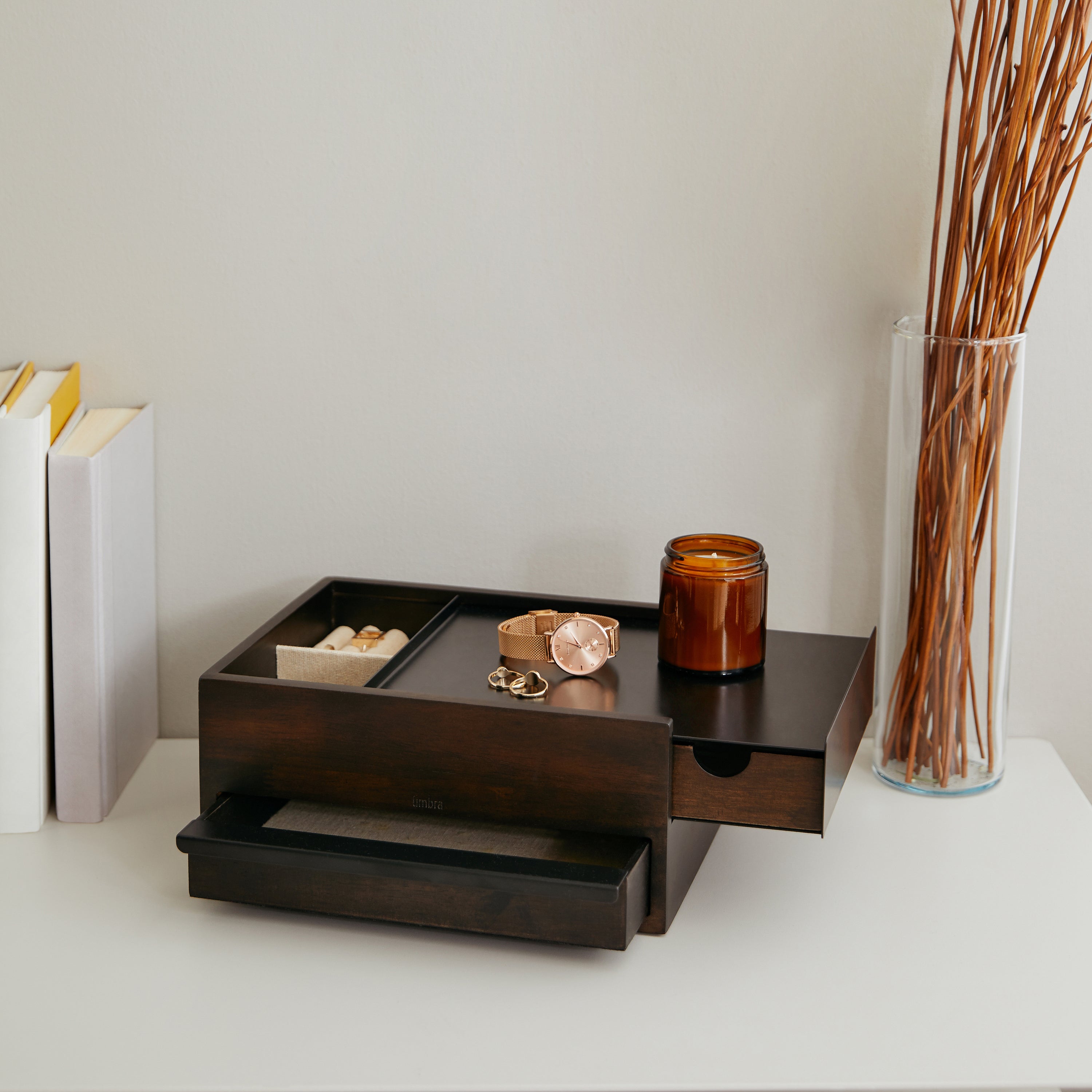 Umbra Stowit Sieradendoos - Walnut