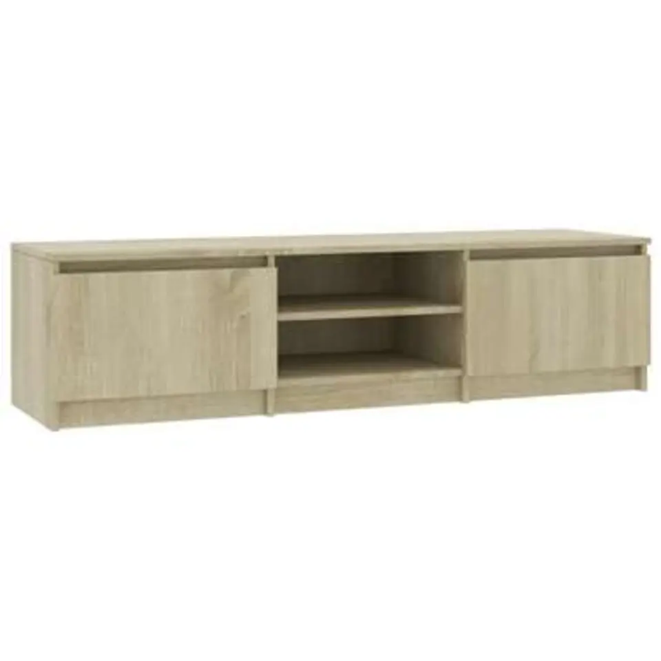 vidaXL - Tv-meubel - Bruin - Bewerkt hout