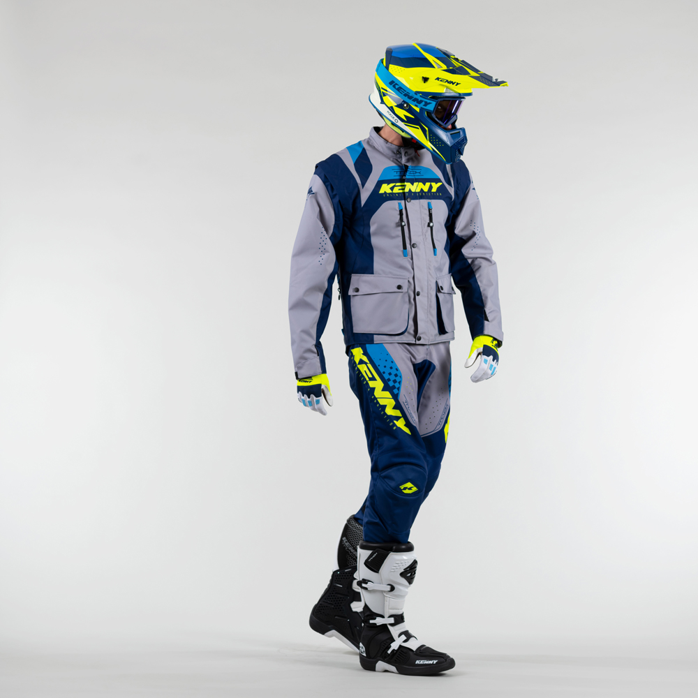 Kenny - Veste Track - 2023 Bleu Clair / Navy / Jaune fluo