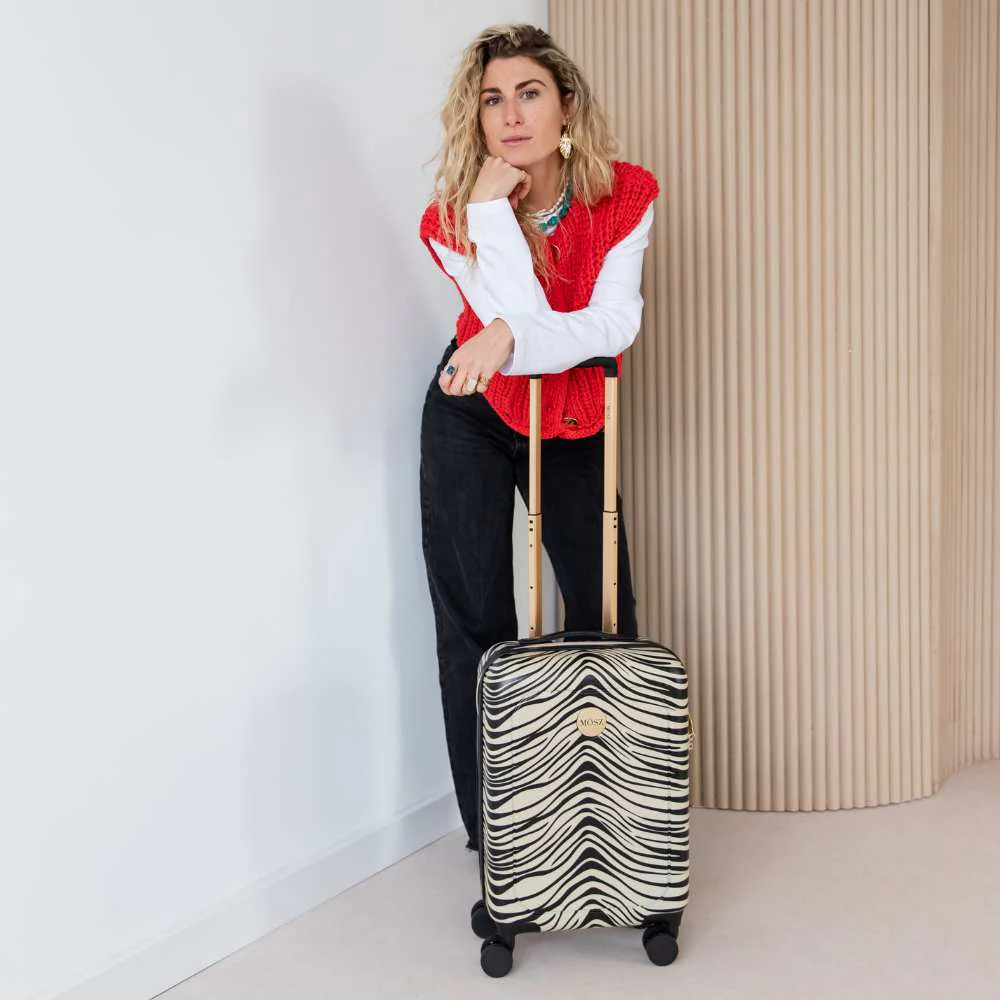 Mõsz Lauren Koffer Handbagage 55 cm Zebra