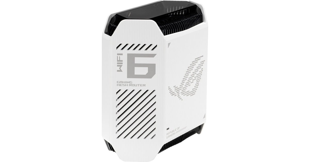 ASUSROG Rapture GT6 AX10000 mesh router  (Wit, 1 stuk)