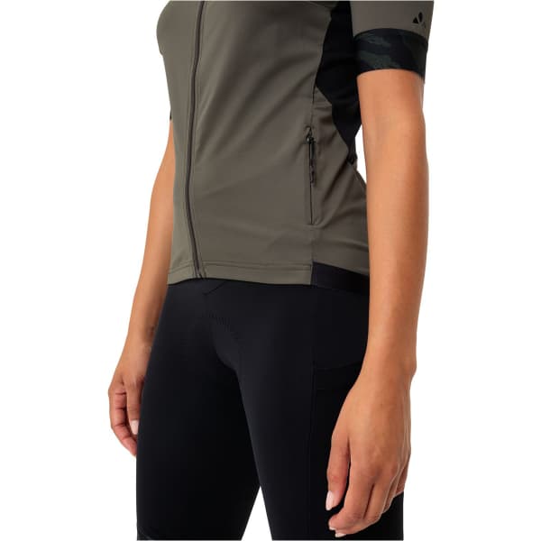 Maillot vélo VAUDE WOMEN'S KURO FZ TRICOT II KHAKI