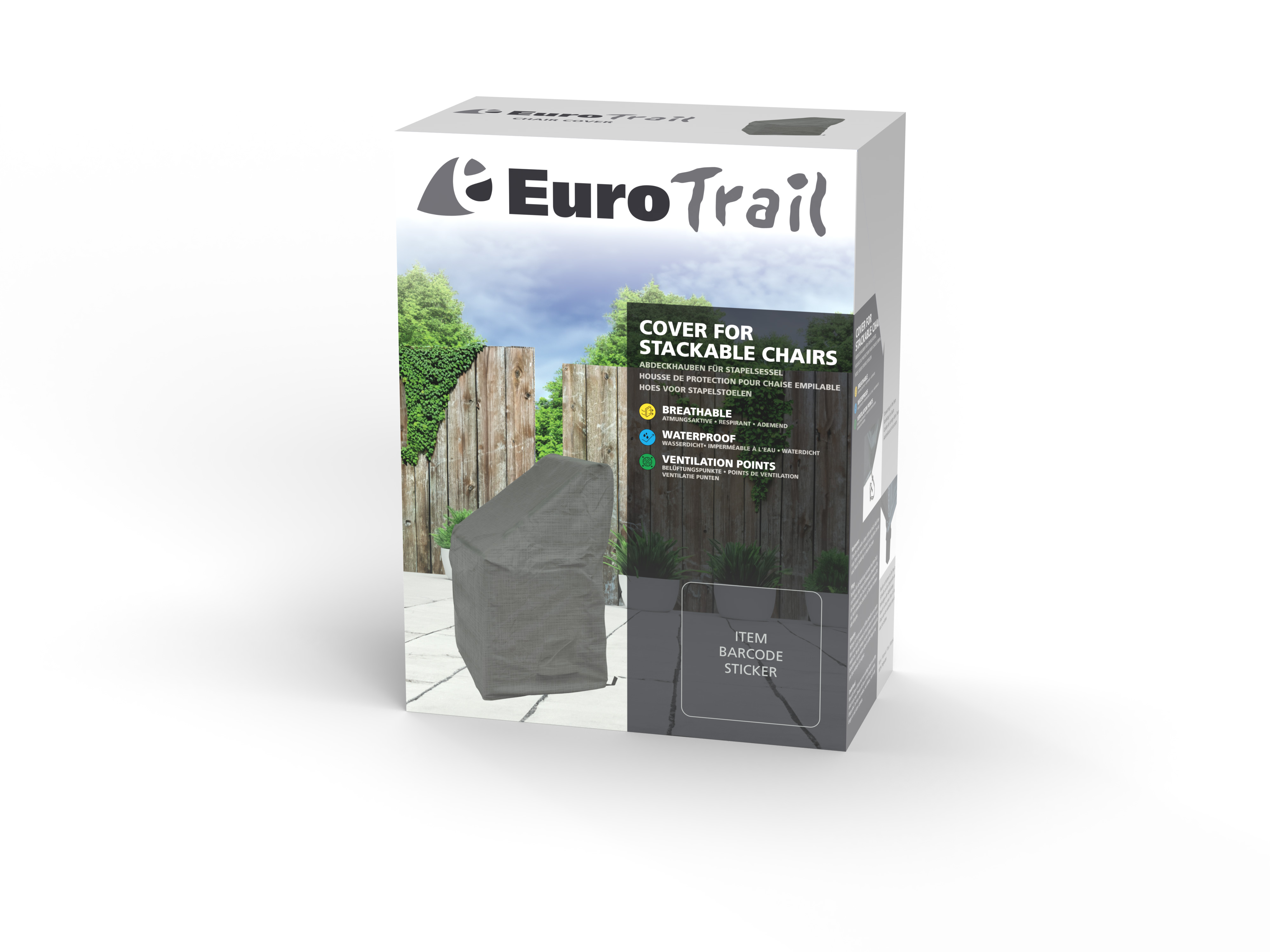 Eurotrail Cantonic 66x66x117 Grey Stapelhoes