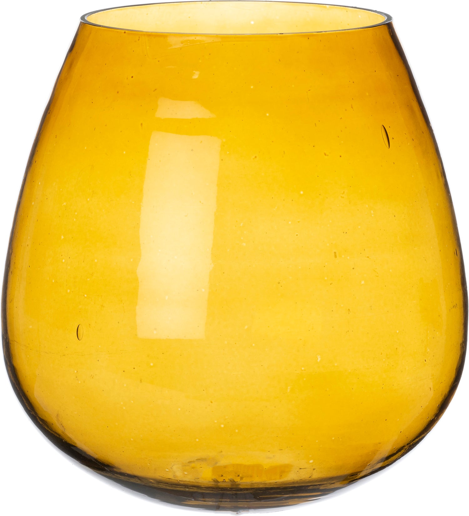 Intratuin waxinelichthouder Alfi geel D 12 H 13 cm