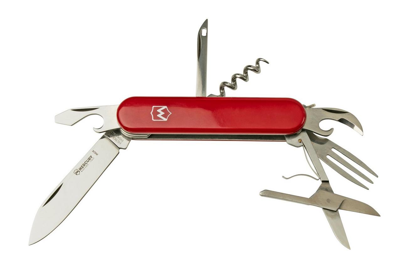 Mercury Multi-Tool Knife 913-7MC Red, 7 functies, zakmes