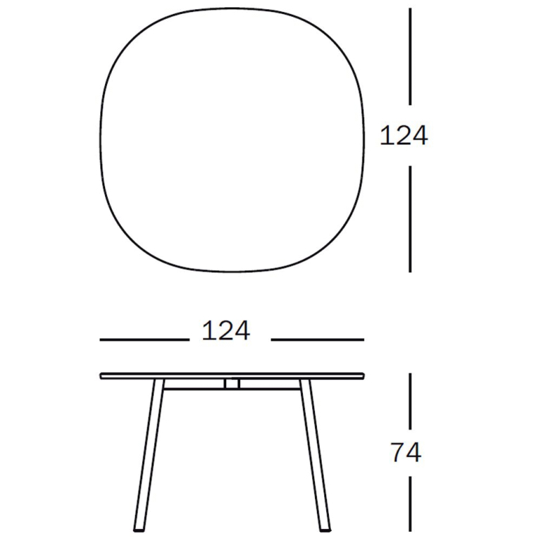 Magis Déjà-vu tafel Ø125