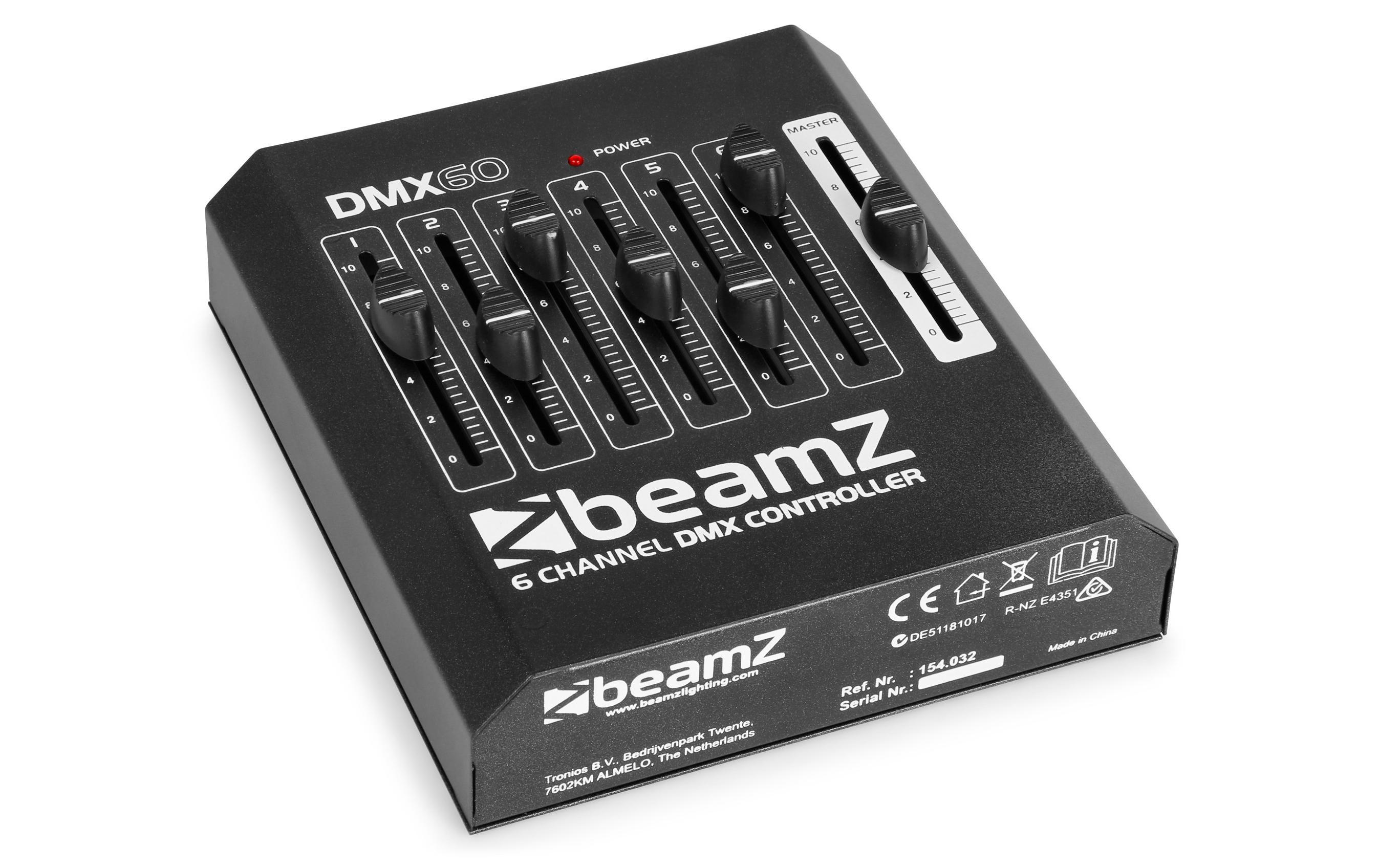 Lichtsteuerung DMX60Lichtkonsole mit sechs einzelnen Kanälen
