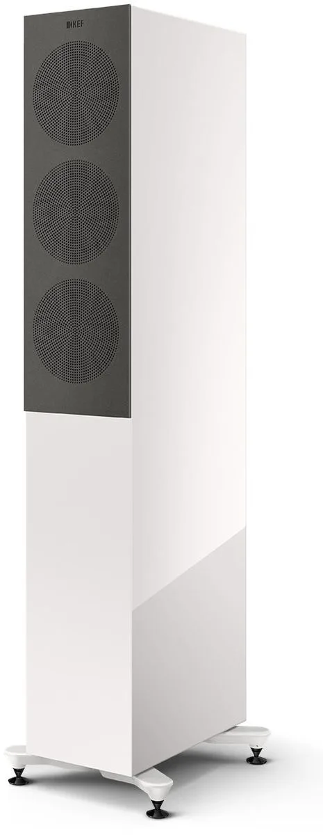KEF R5 Meta Blanc laqué (la paire) Enceintes colonne
