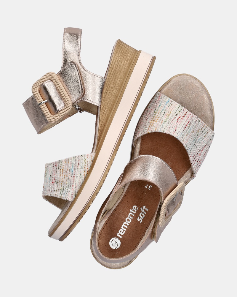 Remonte Sandalen  - rose goud