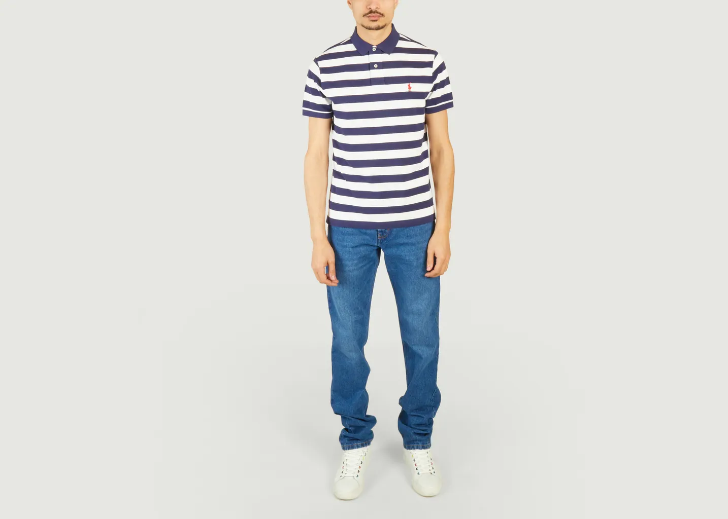 Polo Ajusté Rayé Polo Ralph Lauren