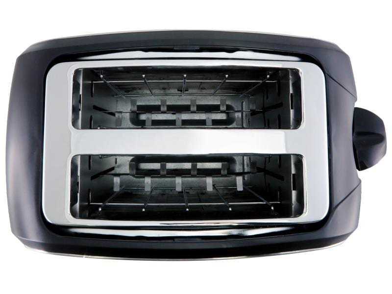 Trisa Toaster Crispy Snack Silber/Schwarz Klassischer Toaster, Silber/Schwarz