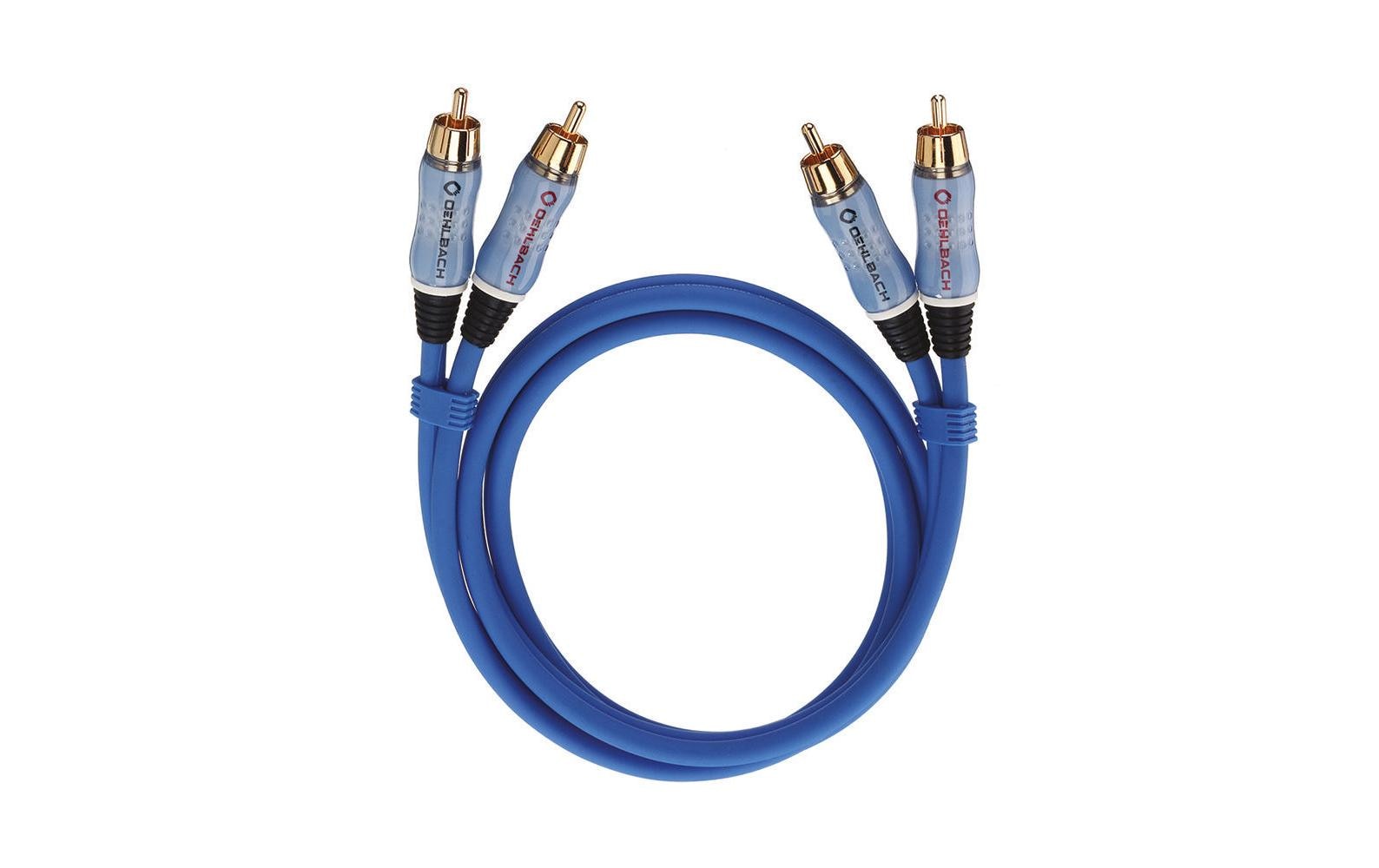 Audio-Kabel BEAT! Cinch - Cinch 0.5 m2x Cinch (männlich) zu 2x Cinch (männlich), blau