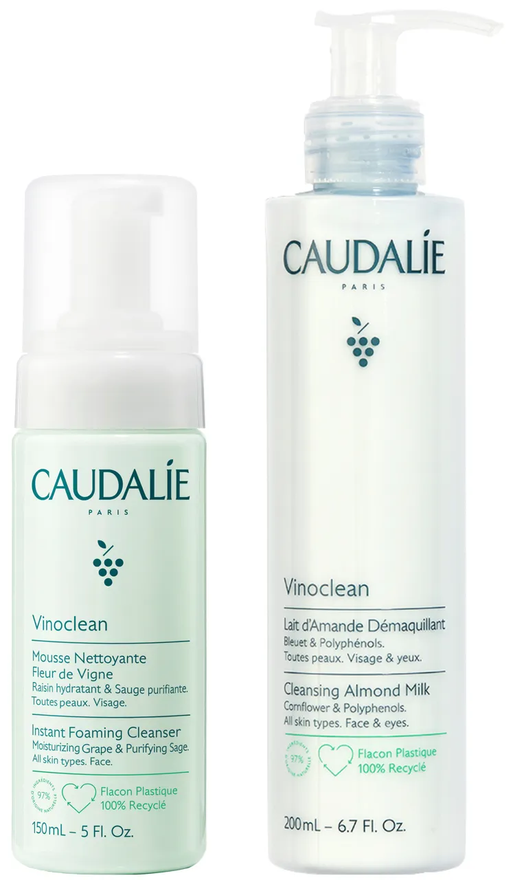 Caudalie Duo Mixologie Mousse de lait Vinoclean-350 ml