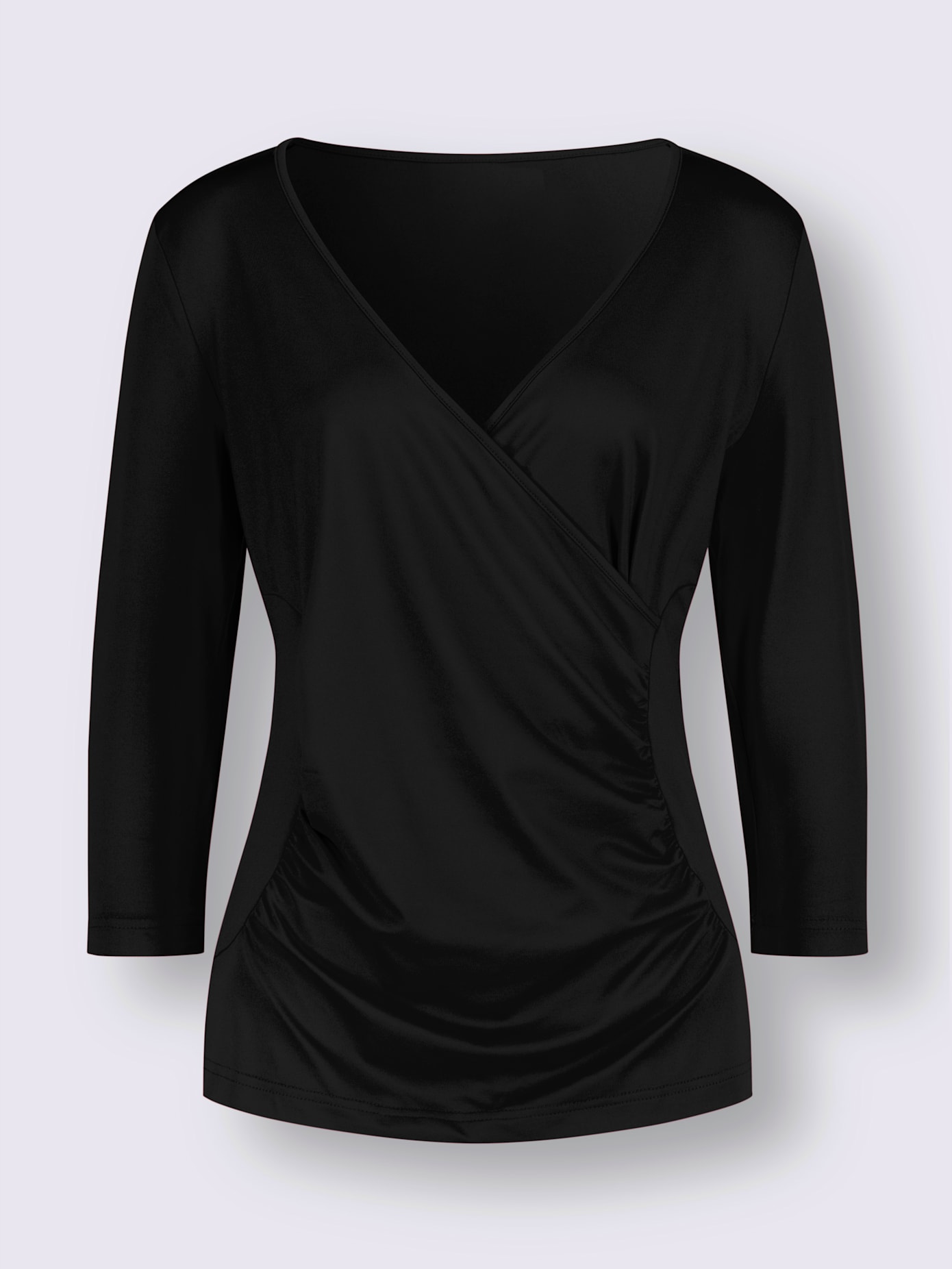 T-shirt cache-cœur tactel