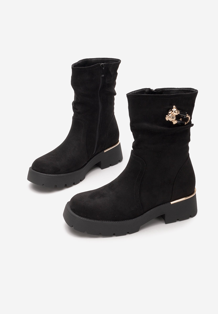 Bottines hautes femme noires Tonise