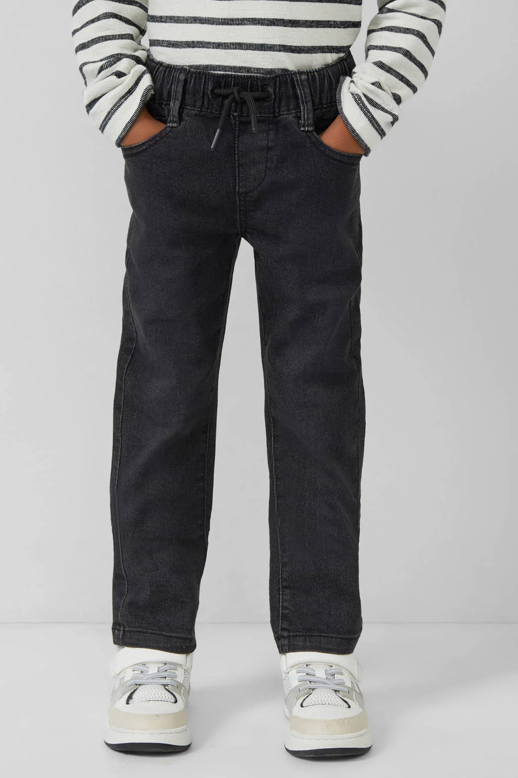 s.Oliver waist slim fit jeans grey denim