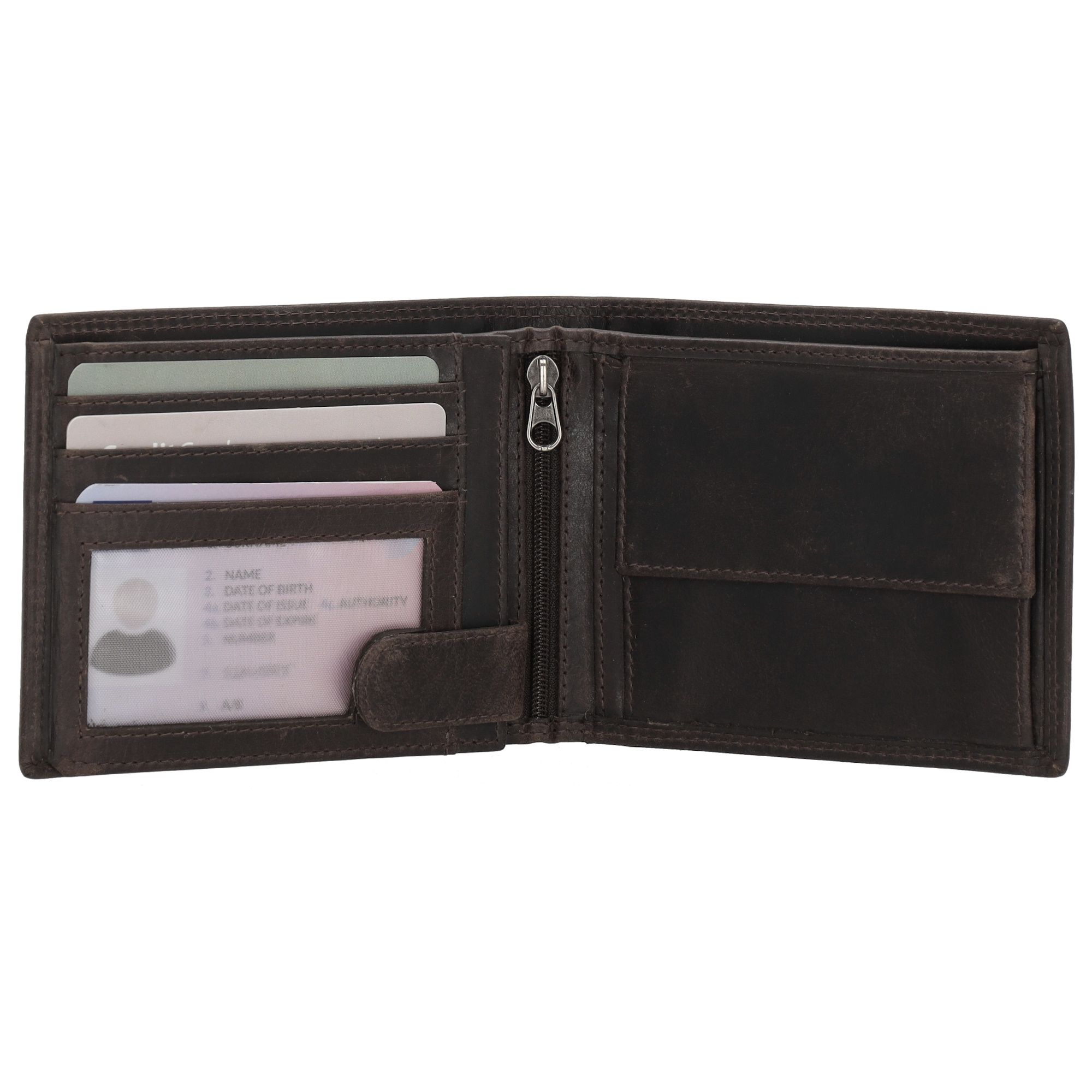 Micmacbags Next Navajo Portemonnee Billfold Donkerbruin