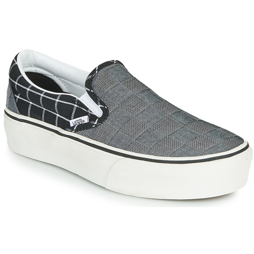 Vans - CLASSIC SLIP-ON PLATFORM - Gris