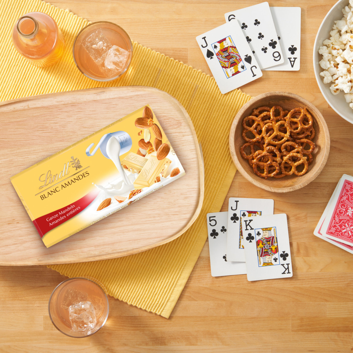 Lindt Tafelschokolade Weiss Mandel