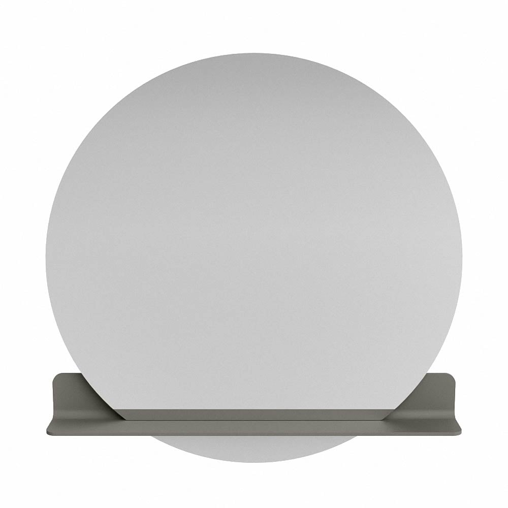 Mondiaz Spot spiegel rond Ø100cm met planchet smoke