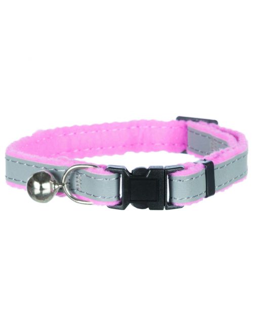 Trixie Halsbandje Reflecterend Kunststof - Kattenhalsband - 21 cm Multi-Color