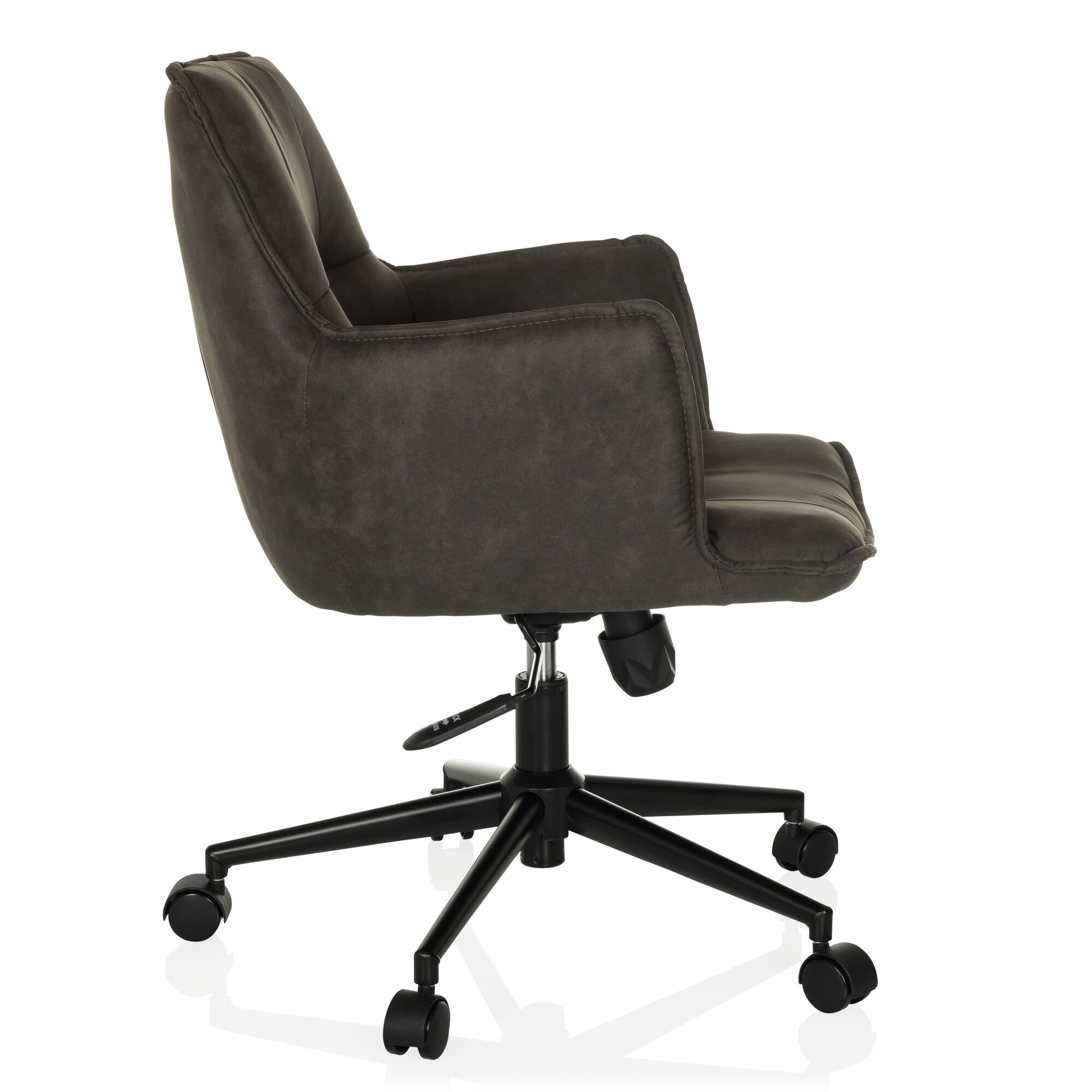 Home Office Bürostuhl SOLAO LIFE Stoff mit Armlehnen hjh LIVING