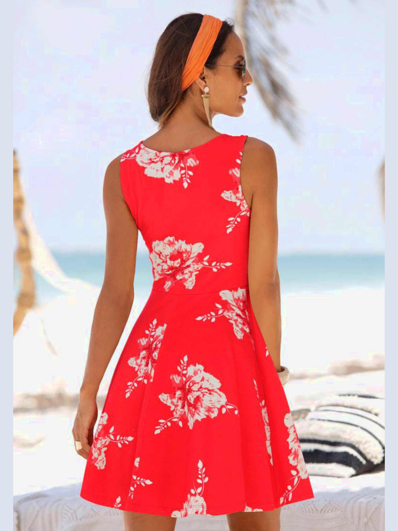 Robe de plage robe patineuse tendance