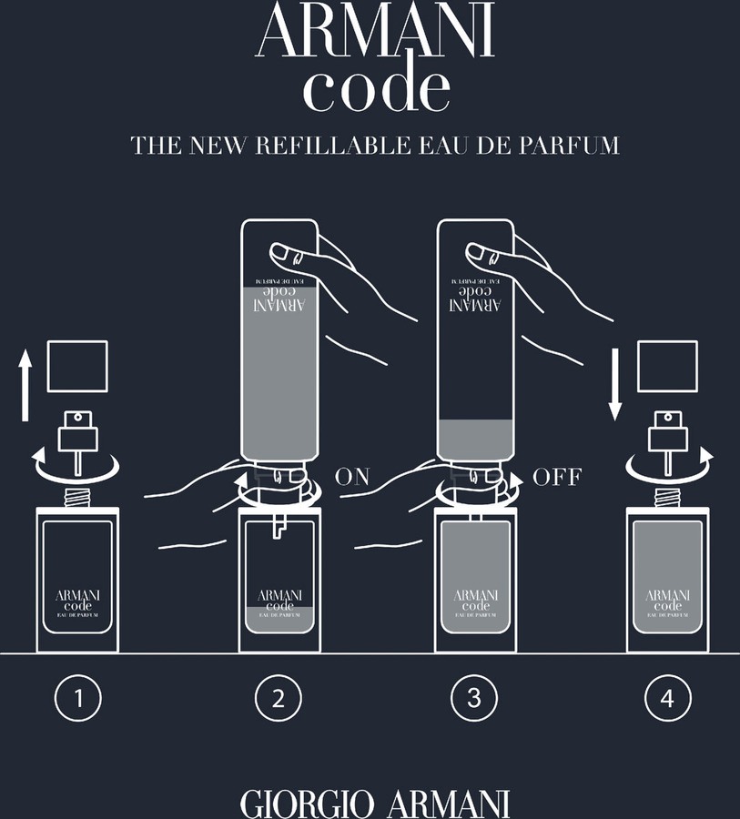 Armani Code Eau De Parfum Refill 150ml