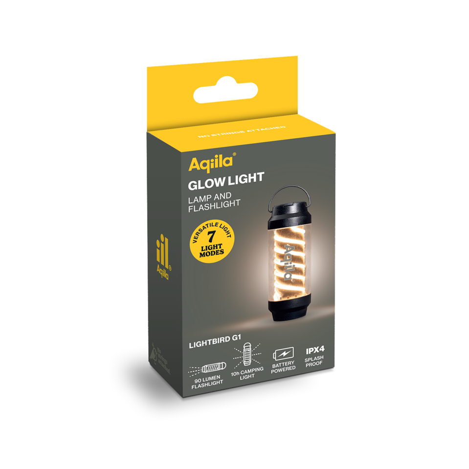 Aqiila - Lightbird G1 - Glødelampe og lommelygte
