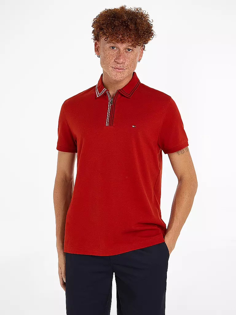 TOMMY HILFIGER Poloshirt  rot