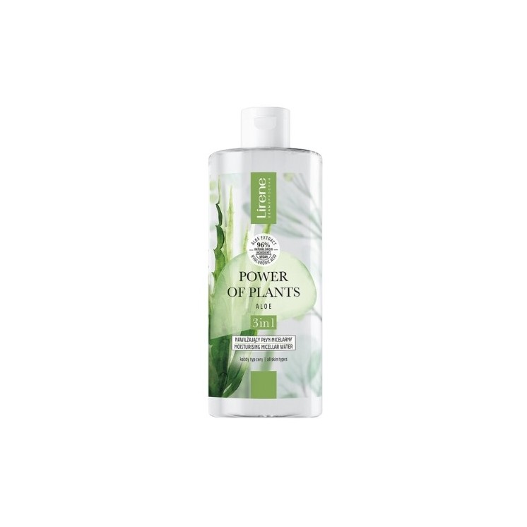 Lirene Power of Plants Mizellenflüssigkeit 3in1 Aloe 400 ml