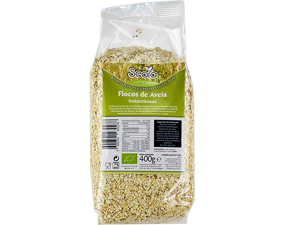 FLOCOS SEARA DE AVEIA INSTANTÂNEOS BIO 400G